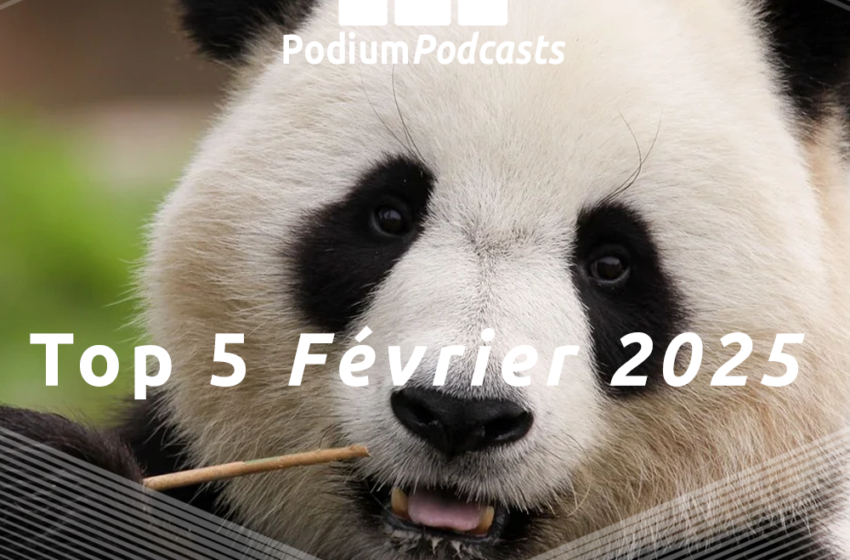  Les 5 podcasts les plus écoutés en Février 2025